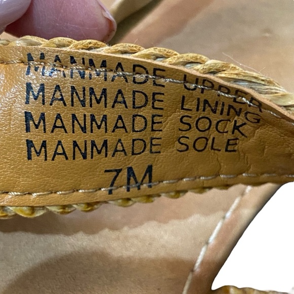 Coach and Four Sandals Slip On Tan Made in Italy Women’s Size 7 - Picture 9 of 12